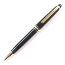 極美品▼MONTBLANC モンブラン マイスターシュテュック クラシック ホワイトスター ツイスト式 ボールペン ブラック ゴールド 箱・ケース付き ドイツ製 メンズ 筆記確認済み【中古】