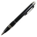 極美品○MONTBLANC モンブラン スターウォーカー ロゴ刻印 ホワイトスター ツイスト式 ボールペン ブラック ガンメタリック 箱付き ドイツ製【中古】