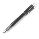 美品□MONTBLANC モンブラン スターウォーカー キャップ式 ネームペン ボールペン ブラック シルバー 箱・ケース付き ドイツ製 メンズ【中古】