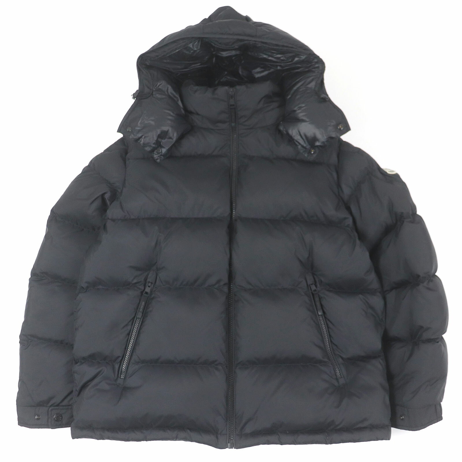 美品□MONCLER GENIUS 7 モンクレール ジーニアス 7 2023年製 ACANTHUS GIUBBOTTO ヒロシフジワラ フラグメント ダウンジャケット ブラック 3 正規品 メンズ【中古】