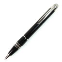 良品△MONTBLANC モンブラン スターウォーカー PIX ホワイトスター ツイスト式 ボールペン ブラック シルバー ドイツ製 メンズ 筆記確認済み【中古...