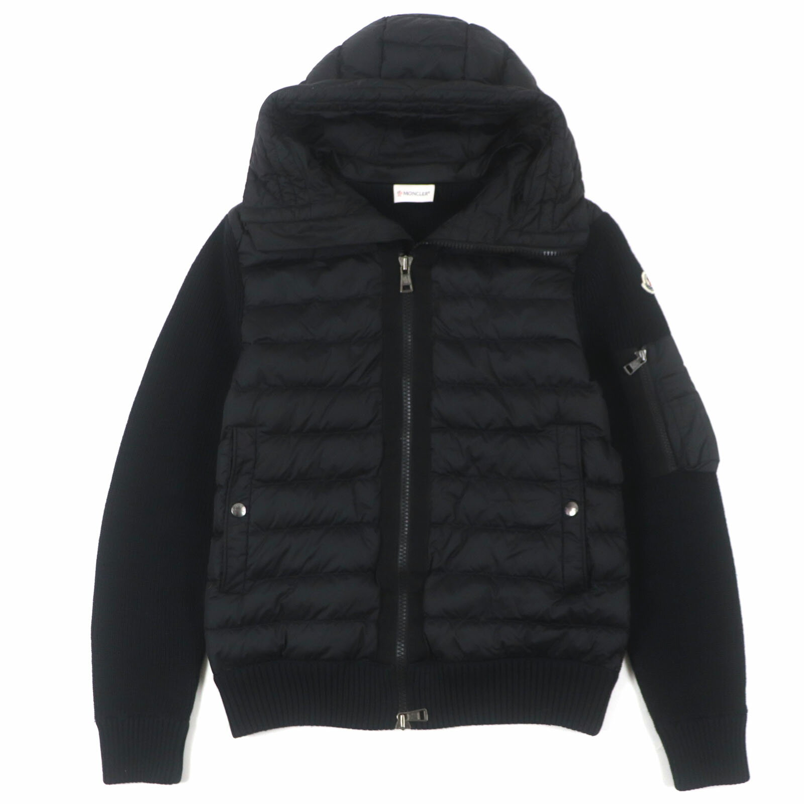 【ウンサン】MONCLER モンクレール ニットダウンジャケット 黒 S 楽天市場】モンクレール ニット(コート・ジャケット|メンズ