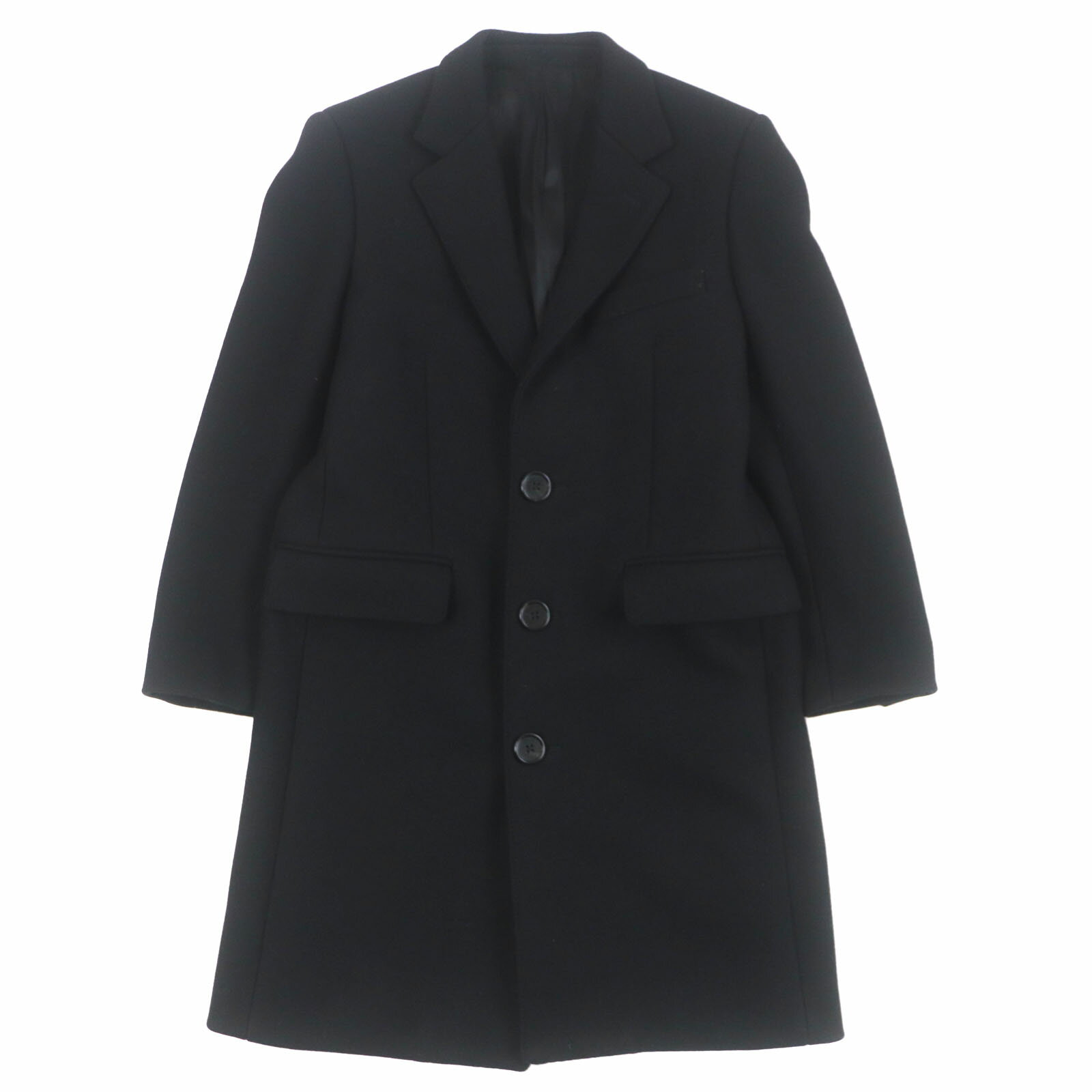 【未使用】CELINE セリーヌ チェスターコート 白タグ S相当 00035612-01.jpg