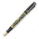 極美品□MONTBLANC モンブラン ヴィンテージ マイスターシュテュック 18K Mニブ 作家シリーズ 1994 オスカー・ワイルド マーブル柄 16162...
