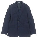未使用品▼DIOR ディオール オム 933C702A5469 ウール100% ロゴ入りボタン シングルジャケット テーラードジャケット ネイビー 44 イタリア製 正規品 メンズ【中古】