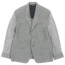 未使用品▼DIOR ディオール オム 313C240A5690 ウール100% 織柄 サマージャケット シングルジャケット テーラードジャケット ブラック系 48 イタリア製 正規品 メンズ【中古】