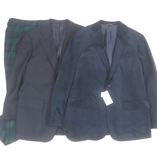 未使用含む□J.PRESS ジェイプレス ARAMIS アラミス ジャケット スラックス 3点セット ネイビー L/C92-W78-T170 日本製 正規品 メンズ【中古】 未使用含む□J.PRESS ジェイプレス ARAMIS アラミス ジャケット スラックス 3点セット ネイビー L/C92-W78-T170 日本製 正規品 メンズ【中古】