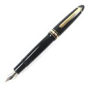 美品▼MONTBLANC モンブラン マイスターシュテュック No.146 14K Bニブ ホワイトスター 万年筆 ブラック ゴールド ドイツ製 メンズ【中古】
