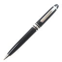 良品▼MONTBLANC モンブラン マイスターシュテュック モーツァルト ホワイトスター ツイスト式 ボールペン ブラック シルバー ドイツ製 メンズ 筆記確...