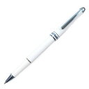 未使用品▼MONTBLANC モンブラン MB129400 マイスターシュテュック グレイシャー クラシック 現行品 ローラボール ホワイトスター キャップ式 ボールペン ホワイト ブルー 箱・保存袋付き ドイツ製 メンズ 筆記確認済み【中古】
