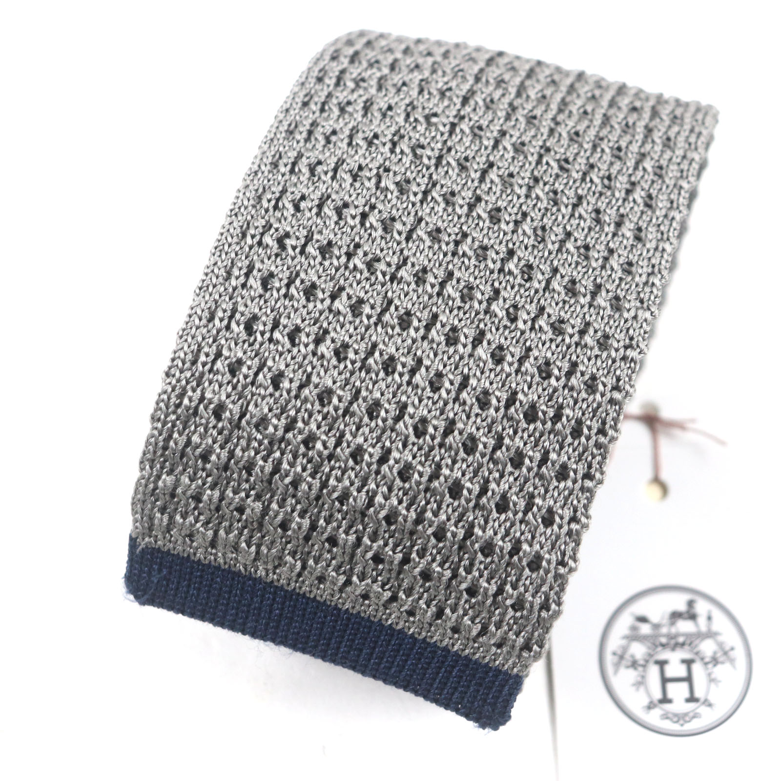 【美品】HERMES ニットタイ 箱付 楽天市場】エルメス ニットタイの通販