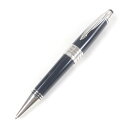 極美品□MONTBLANC モンブラン ジョン・F・ケネディ スペシャルエディション ボールペン シルバー ネイビー 箱・ケース付き ドイツ製 メンズ 筆記確認済み【中古】