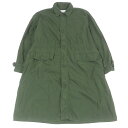 美品□Graphpaper グラフペーパー 22SS GU221-10062 Garment Dyed Poplin Field Coat フィールドコート カーキ 1 日本製 正規品 メンズ【中古】