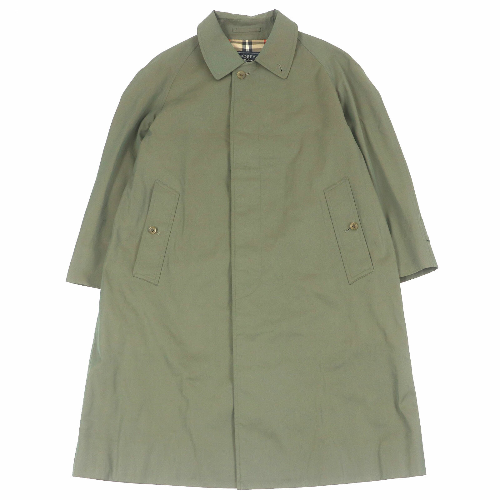 美品 Old BURBERRYS PRORSUM コート ノバチェック 玉虫色 00037930-01.jpg