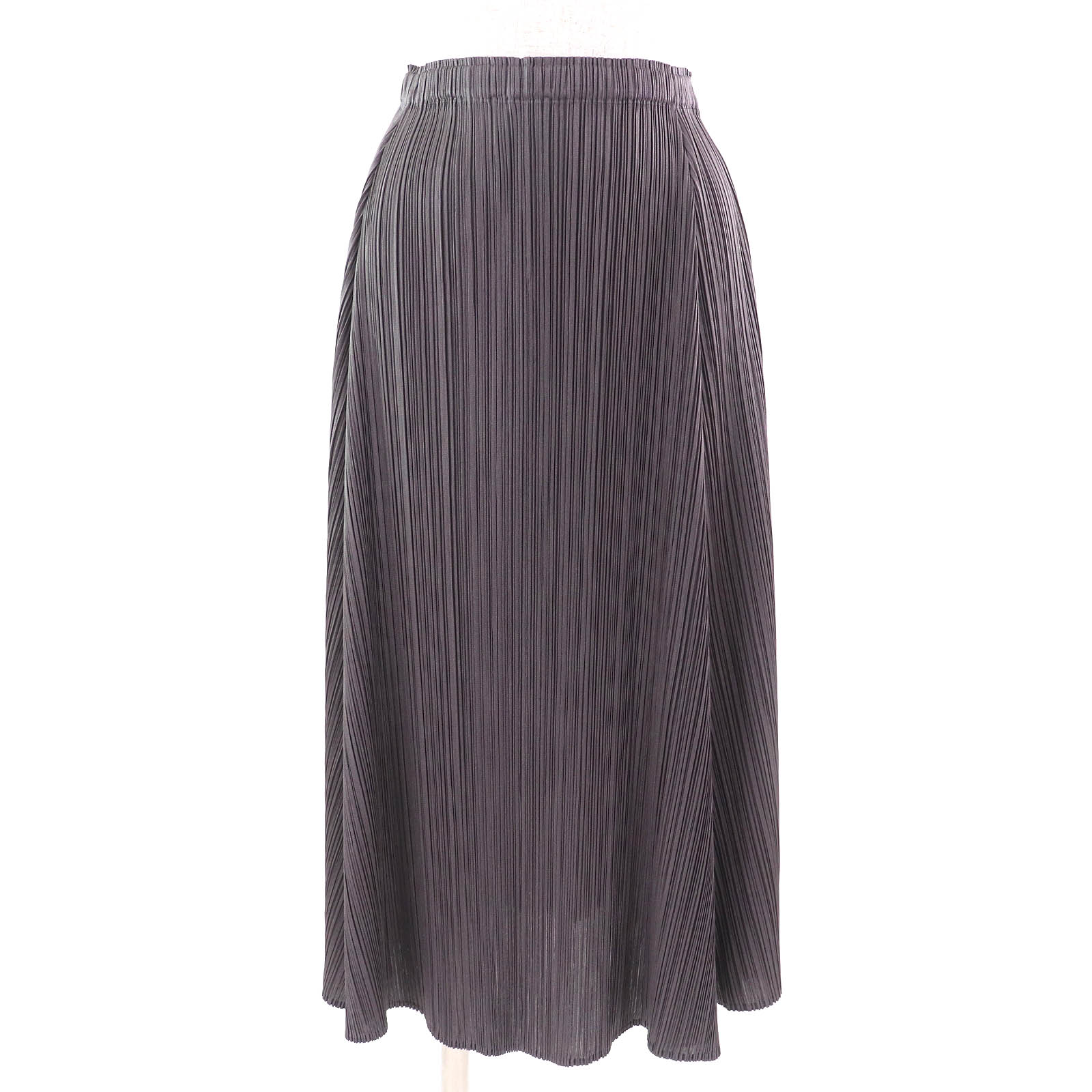 PLEATS PLEATS!カラフルチェック スカート サイズ2 イッセイミヤケ イッセイミヤケ PLEATS PLEATS マルチカラー プリーツスカート