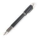 極美品□MONTBLANC モンブラン スターウォーカー 100周年記念 1Pダイヤモンド ペン先18K Mニブ 万年筆 ブラック シルバー 箱・ケース付き メンズ【中古】
