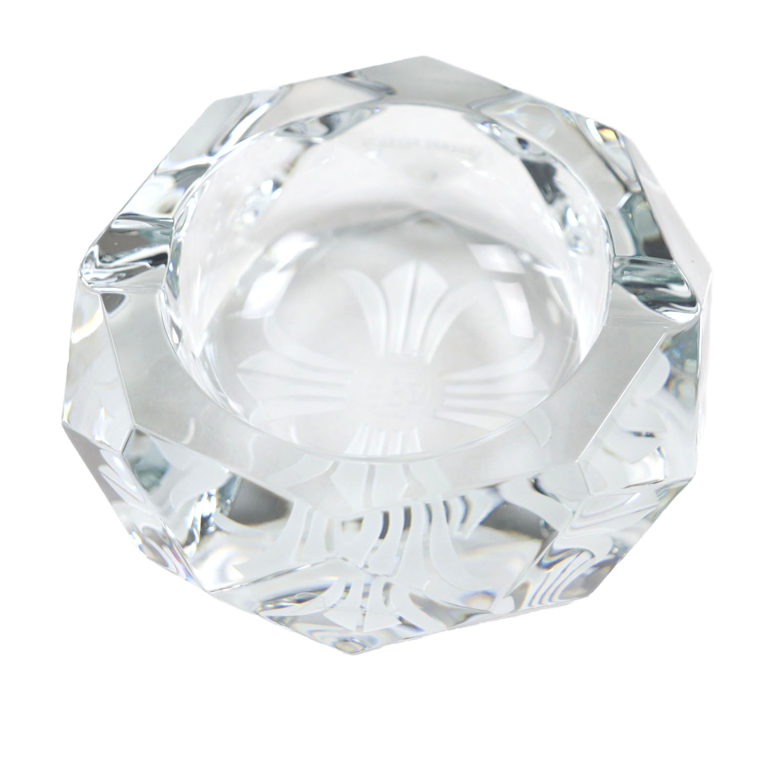 未使用品▼CHROME HEARTS BACCARAT クロムハーツ バカラ CIGARETTE ASHTRAY シガレットアッシュトレイ スモール クリスタル...