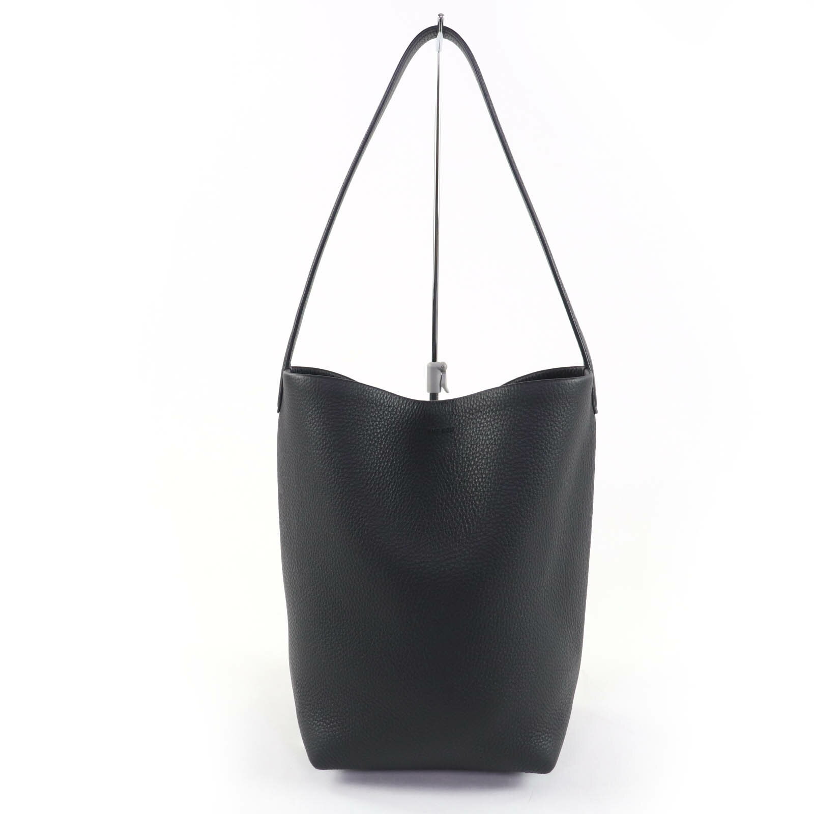 極美品☆THE ROW ザロウ W1313L129 パークトート ミディアム ショルダーバッグ レザー ハンドバッグ ブラック イタリア製 レディース【中古】