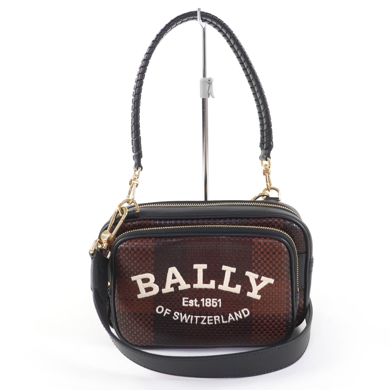 BALLY - 未使用品☆BALLY バリー 6300179 CHADD.I 3WAY レザー ハンドバッグ ショルダーバッグ ブラウン 保存袋付き イタリア製 レディース【中古】
