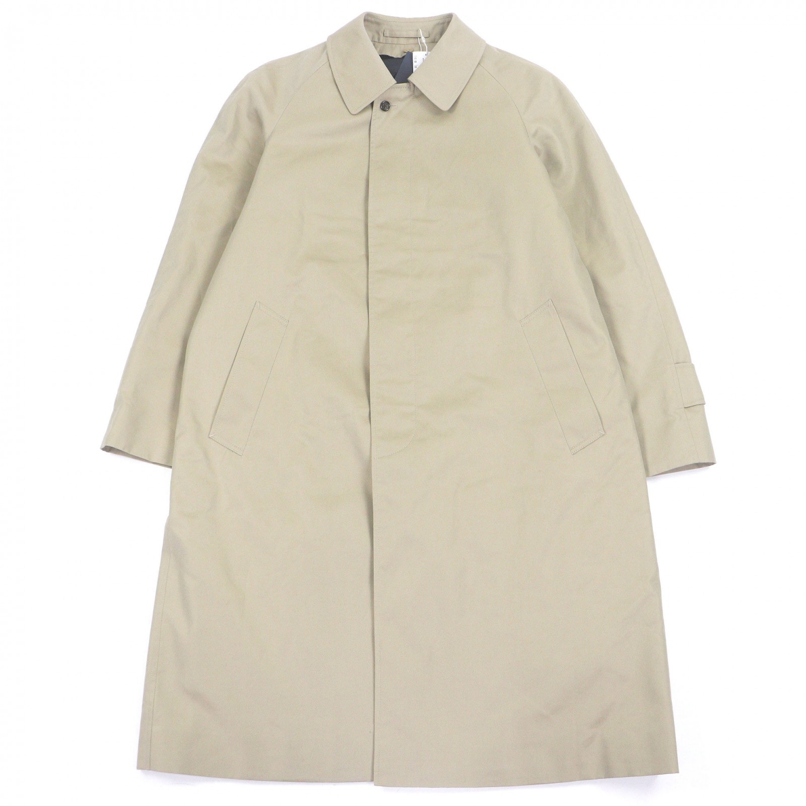 Rakuten - 未使用品□Aquascutum LONDON アクアスキュータム ロンドン ウールライナー付き ステンカラーコート ベージュ 34 日本製 正規品 メンズ【中古】