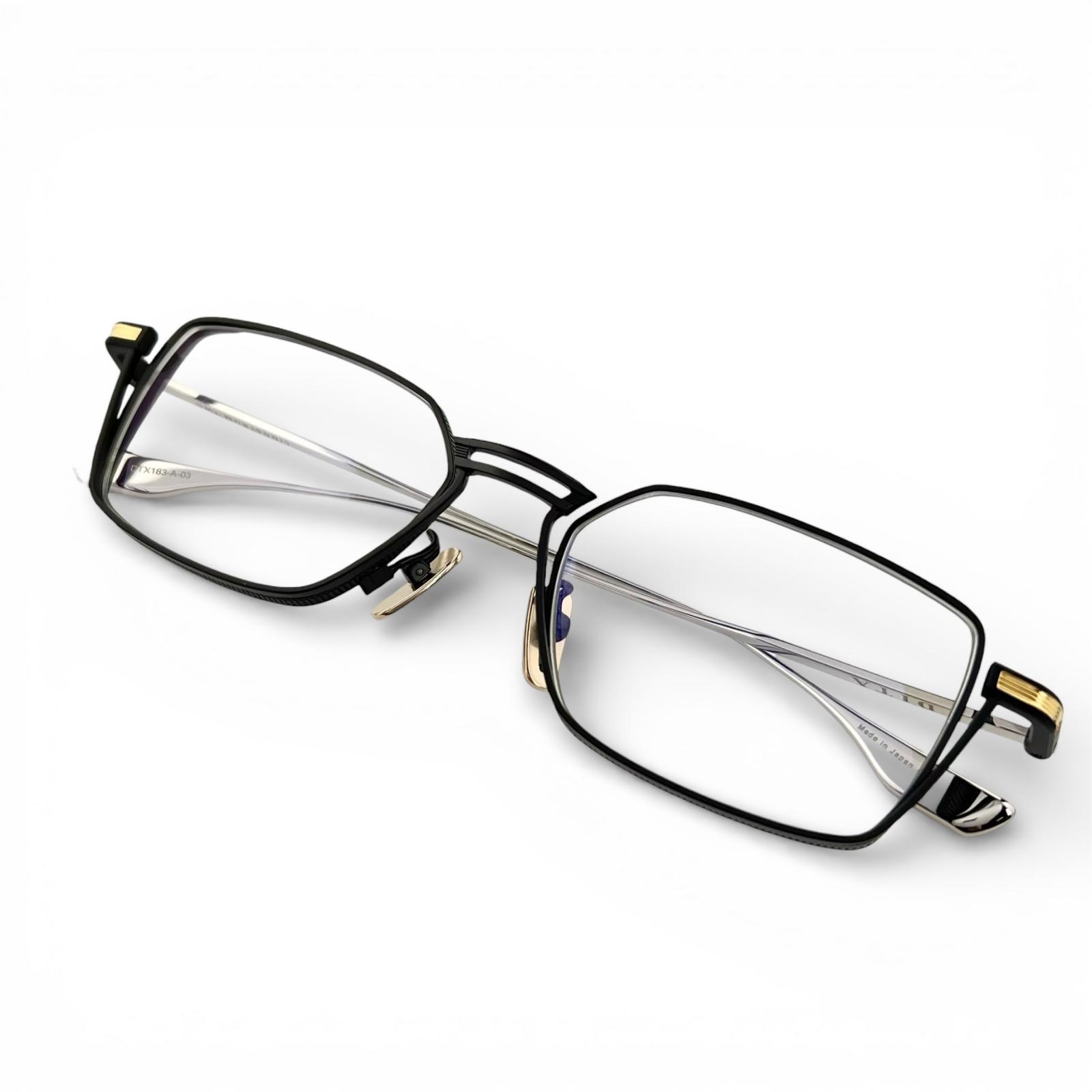 乐天商城 - 未使用品▲DITA ディータ DTX183 LINDSTRUM-TWO メガネ 眼鏡 アイウェア マットブラック シルバー 52⬜︎20 145 日本製 レディース【中古】