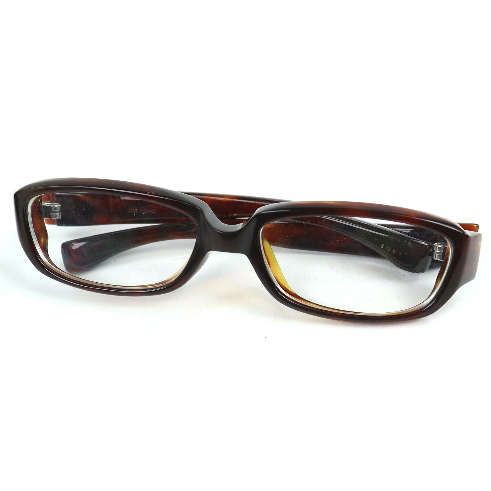 其它 - 【ドンドン見直し】良品△999.9 フォーナインズ coat マーブル柄 メガネ 眼鏡 アイウェア ブラウン 度入り 日本製 メンズ 【中古】