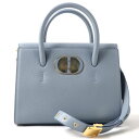 美品◇Christian Dior クリスチャンディオール M9321 UMBA ミディアム 30モンテーニュ 2way ショルダーバッグ ハンドバッグ BLUE GRIS ブルーグレー系 レディース 斜め掛け可◎ イタリア製 保管袋付き【中古】