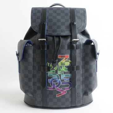 極美品★LOUIS VUITTON ルイヴィトン N40266 クリストファーPM ダミエグラフィット リンク バックパック/リュック フランス製 保存袋付き【中古】