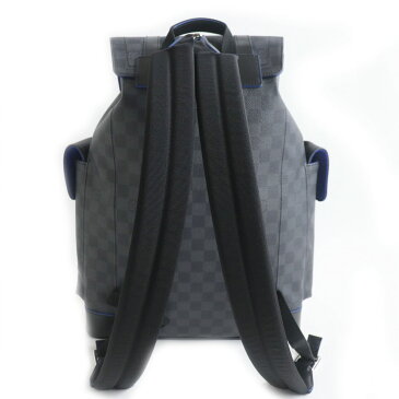 極美品★LOUIS VUITTON ルイヴィトン N40266 クリストファーPM ダミエグラフィット リンク バックパック/リュック フランス製 保存袋付き【中古】