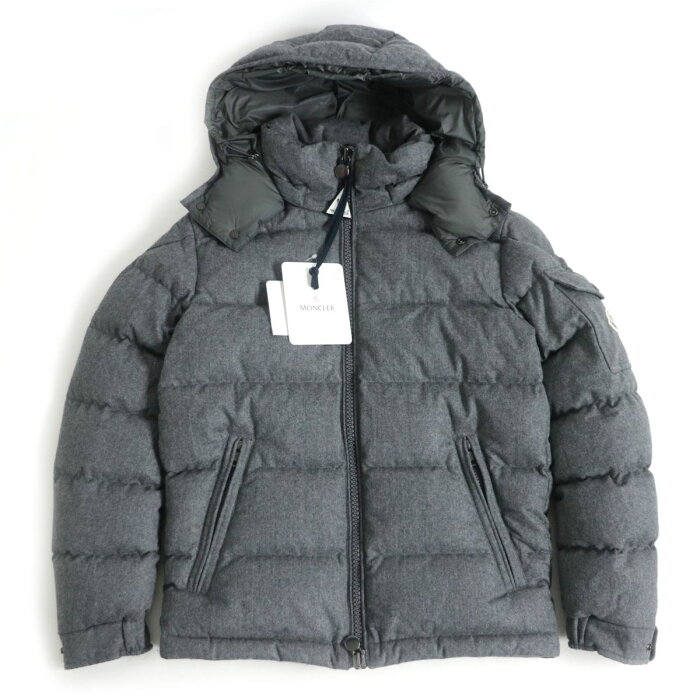 未使用品□18-19AW MONCLER/モンクレール MONTGENEVRE GIUBBOTTO/モンジュネーブル フーデッド WZIP ダウンジャケット グレー 0 国内正規品【中古】