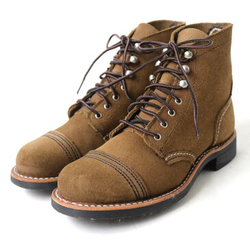 極美品◇USA製 RED WING レッドウィング 3364 IRON RANGER アイアンレンジャー クローブ アキャンポ レザーブーツ レディース 5 1/2 箱付【中古】