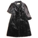 良品●HARAJUKU MOTHER ハラジュクマザー MINK ミンク 本毛皮超ロングコート ダークブラウン 毛質艶やか 柔らか◎【中古】