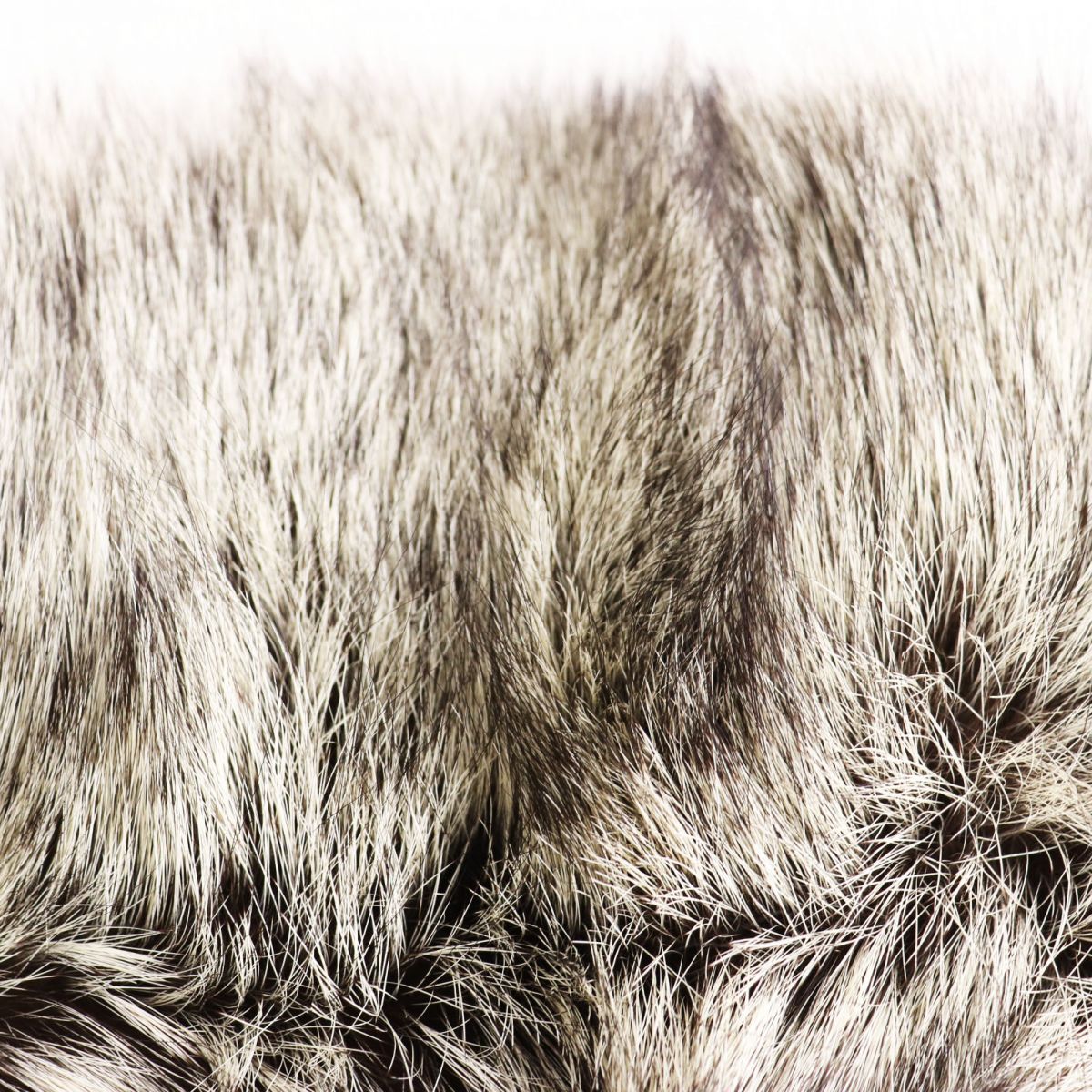 極美品●SAGA FOX サガフォックス 本毛皮ショール/ティペット グレー×ブラウン 毛質艶やか・柔らか◎【中古】 3