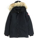 良品▼CANADA GOOSE カナダグース 3426MA CHATEAU PARKA FF ファー フード付き WZIP シャトゥパーカー/ダウンジャケット 紺/ネイビー XS メンズ カナダ製 正規品【中古】