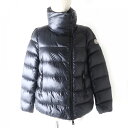 美品△正規品 MONCLER モンクレール SALIX サリクス ハイネック ダウンジャケット レディース ダークネイビー 濃紺 冬物 オススメ◎【中古】