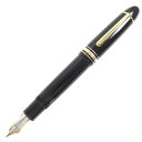 美品▼MONTBLANC モンブラン マイスターシュテュック No.149 ホワイトスター ペン先18K 万年筆 ブラック×ゴールド Mニブ ドイツ製【中古】