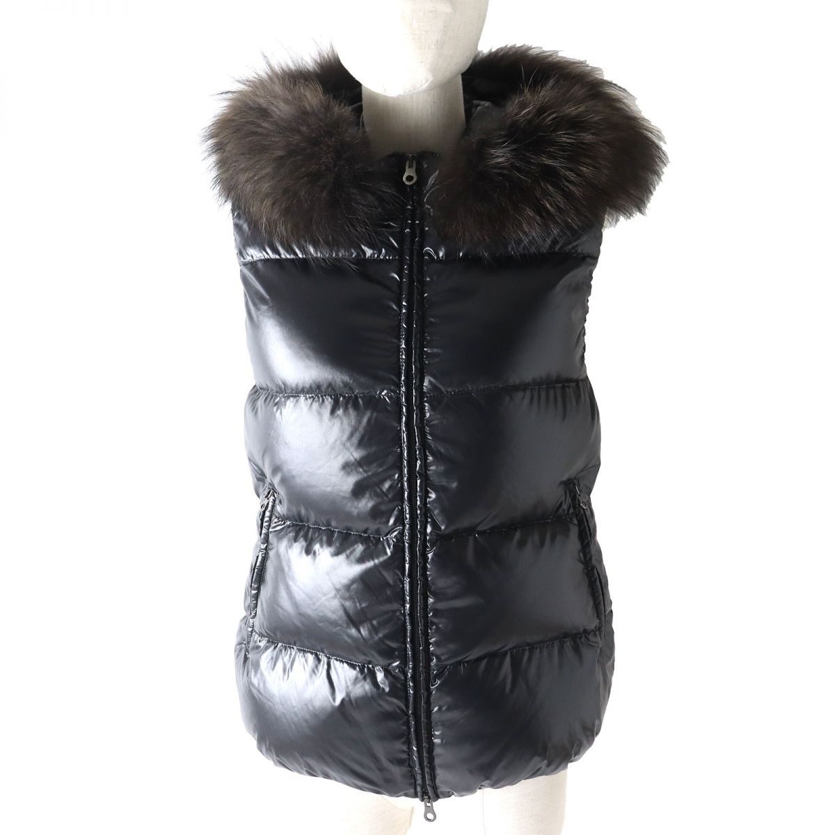 極美品△正規品 DUVETICA デュベティカ GOCCIA ゴッチャ レディース フォックスファー ...