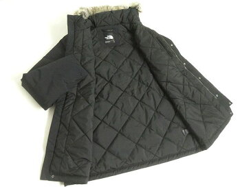 【中古】美品□ ザ・ノース・フェイス ZANECK JACKET DRYVENT ファーフード付き 中綿入り ミドルジャケット ダークネイビー L 正規品 メンズ◎