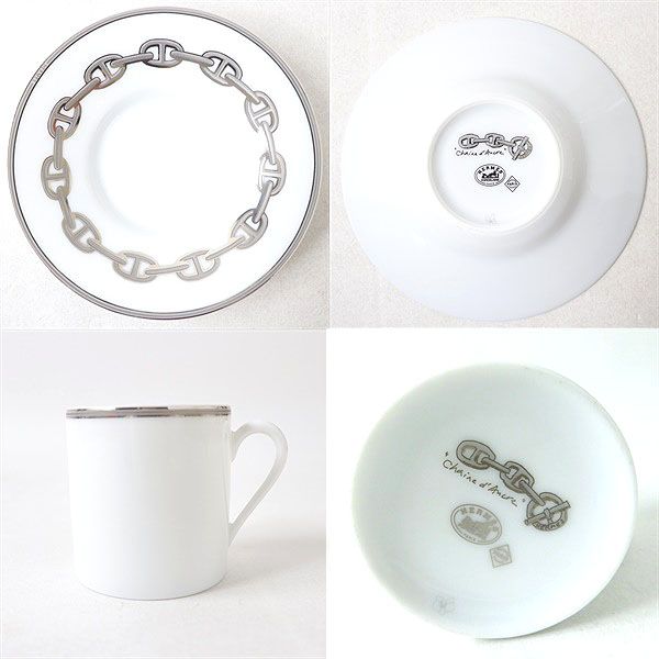 いていない 未使用品△フランス製 HERMES エルメス シェーヌダンクル ティーカップ&ソーサー ペアセット/2客セット グレー×ホワイト 保管箱付き◎:衣類&ブランドリサイクル GREEN あり・ジャ - shineray.com.br いていない 未使用品△フランス製 HERMES エルメス シェーヌダンクル ティーカップ&ソーサー ペアセット/2客セット グレー×ホワイト 保管箱付き◎:衣類&ブランドリサイクル GREEN あり・ジャ - shineray.com.br