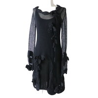 07a ワンピース 美品 正規品 Chanel フランス製 中古 長袖 メッシュワンピース 長袖 シャネル カメリアコサージュ付き P レディース カメリアコサージュ付き ブラック 黒 42 衣類 ブランドリサイクル Green 07a ワンピース 美品 正規品 Chanel フランス製 中古 長袖 メッシュワンピース 長袖 シャネル カメリアコサージュ付き P レディース カメリアコサージュ付き ブラック 黒 42 衣類 ブランドリサイクル Green