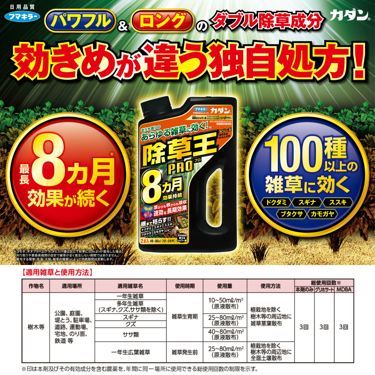 ＼7/19(日)20時開始！全品ポイント7倍キャンペーン実施！／除草剤 除草王シャワーS...