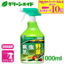 \期間限定!エントリーでP10倍&対象500品以上10%OFF!/野菜 殺虫剤 殺菌剤 ベニカグリーンVスプレー 1000ml 住友化学園芸 家庭菜園 園芸 アブラムシ うどんこ病