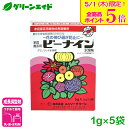 \本日限定!全品ポイント5倍キャンペーン実施中!/成長調整剤 ビーナイン 1g×5袋 ニッソーグリーン 菊 はぼたん しゃくなげ 園芸 ガーデニング