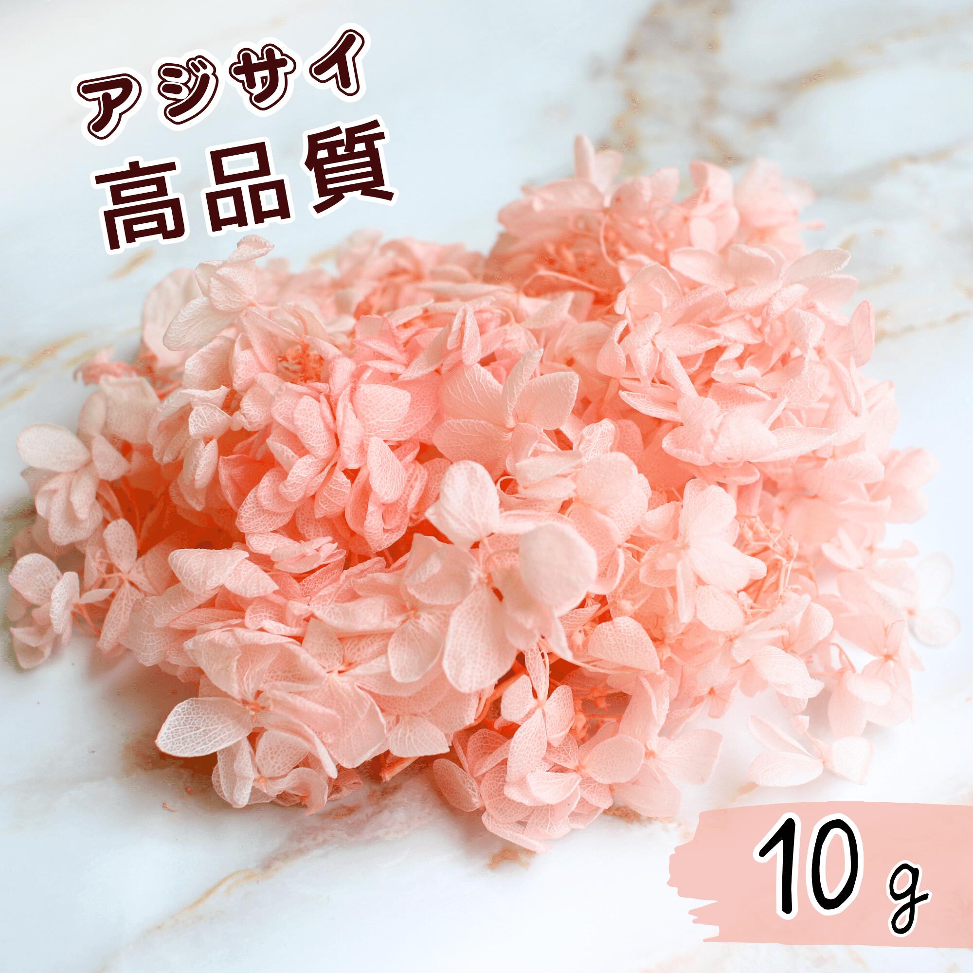 【紫陽花 小分け 花材】 10g ライトピンク アジサイ フラワリウム ハーバリウム 手作り フラワー材料 工作 フラワーギフト FLOWERiUM プレゼント 贈り物 ソープフラワー ドライフラワー プリザーブドフラワー 花束 女性 結婚 記念日 母の日 誕生日