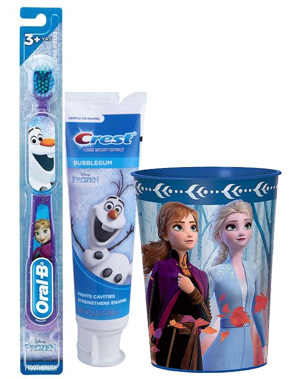 【エクスプレス便】アナと雪の女王 歯磨きセット 子供 歯磨き Frozen ANNA Inspired 3pc Bright Smile Oral Hygiene Set アメリカ 送料無料 ギフトセット
