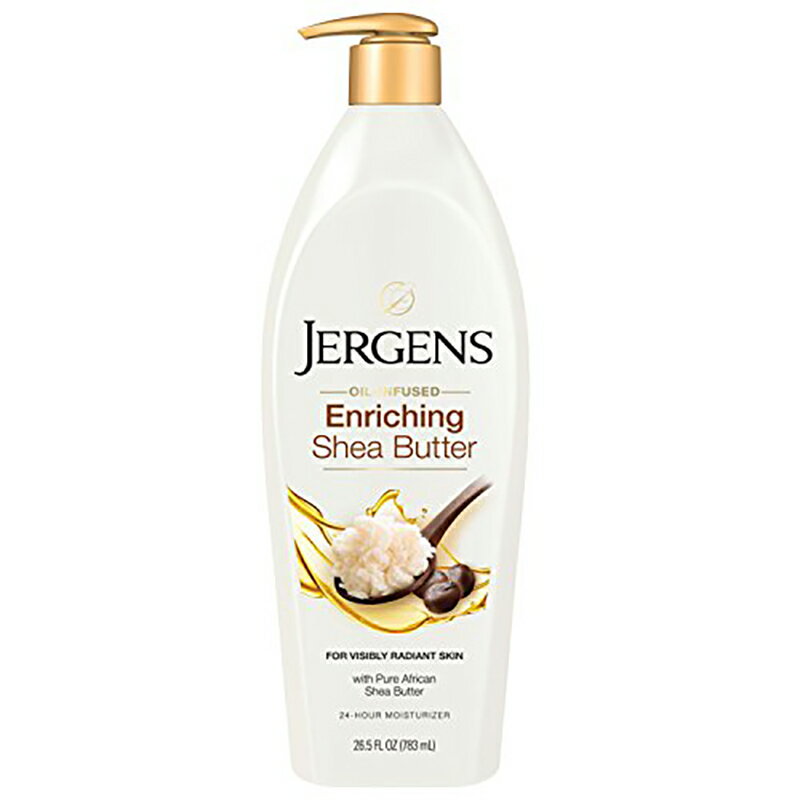 Jergens Shea Butter Deep Conditioning Moisturizer, 26.5 Ounces, 3X More Radiant Skin, with Pure Shea Butter, Dermatologist Tested ジャーゲンズ シアバター ディープコンディショニングモイスチャライザー 乾燥肌対策 シアバター うるおい