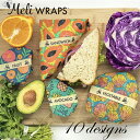 【追跡可能海外メール便】Meli WRAPS メリラップ ハワイアンみつろうラップ 3サイズ3枚セット エコラップ初心者におススメ サステナブル 洗って使えるラ...