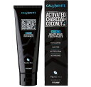 【追跡可能海外メール便】 Cali White Charcoal Organic Coconut Teeth Whitening Toothpaste 4.0oz チャコール＆オーガニック ココナッツ 1本 ミント味 オーガニック ナチュラル ホワイトニング歯磨き粉 ホワイトニング 白い歯