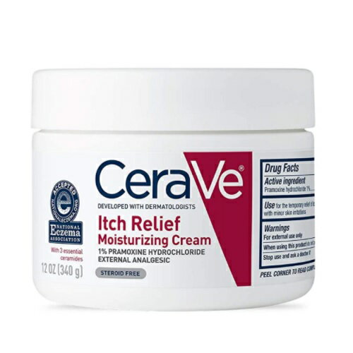 【エクスプレス便】 CeraVe Moisturizing Cream for Itch Relief 12oz セラヴィ かゆみ止めモイスチャライジング クリーム 340g【送料無料】