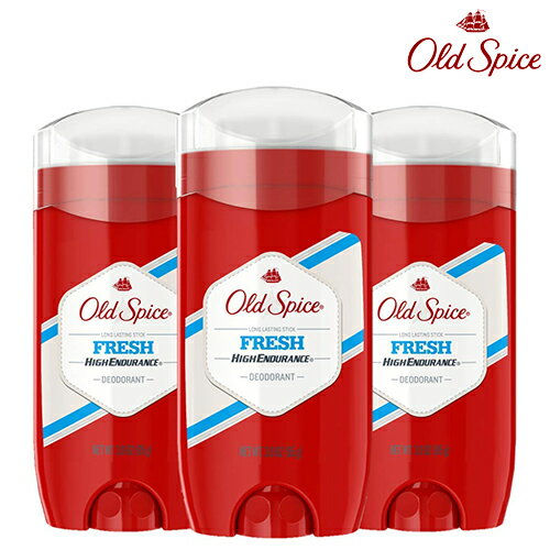 オールドスパイス Old Spice フレッシュ 3個セット 長時間持続 スティックタイプ 3.0oz×3 わき汗 汗止め 海外製品 ワキガ 匂い 汗対策 Deodorant デオドラント 【エクスプレス便】
